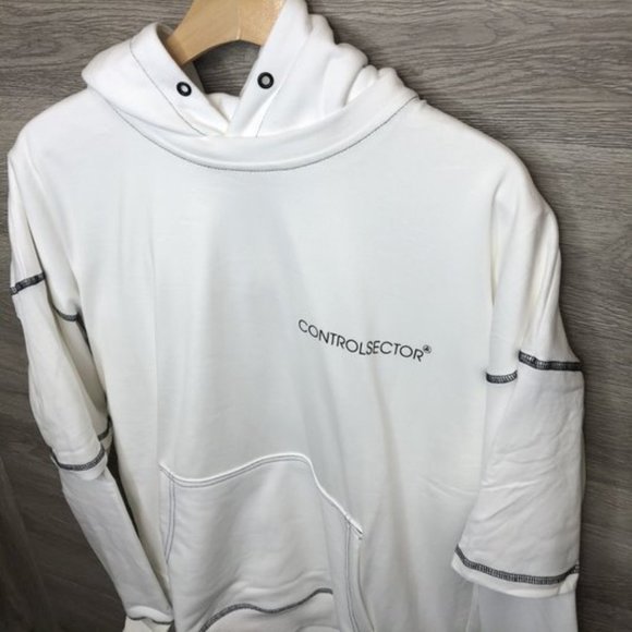 Control Sector Unisex Adult Small 3:3 Hoodie Shirt - Picture 2 of 7